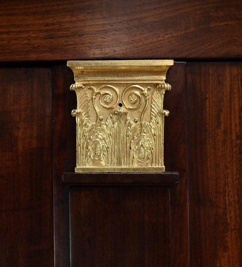 Mahogany Glass-fronted Bookcase, Directoire Period – Early 19th Century-photo-2