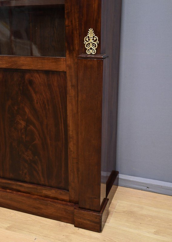 Mahogany Glass-fronted Bookcase, Directoire Period – Early 19th Century-photo-5