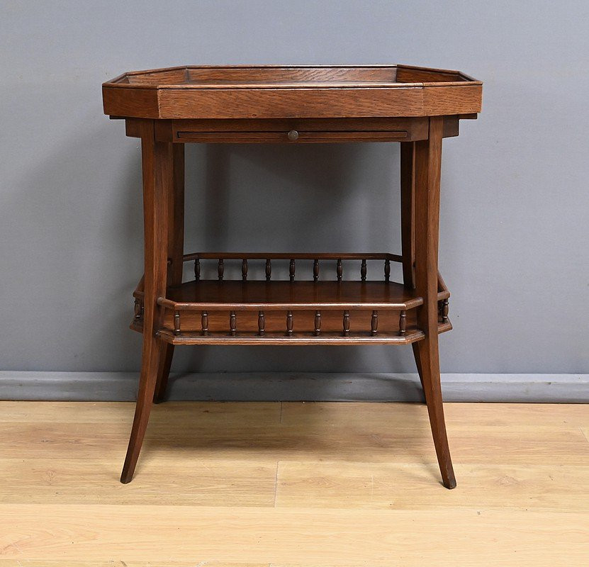 Table de Salon en Chêne, Art Déco – 1930-photo-7