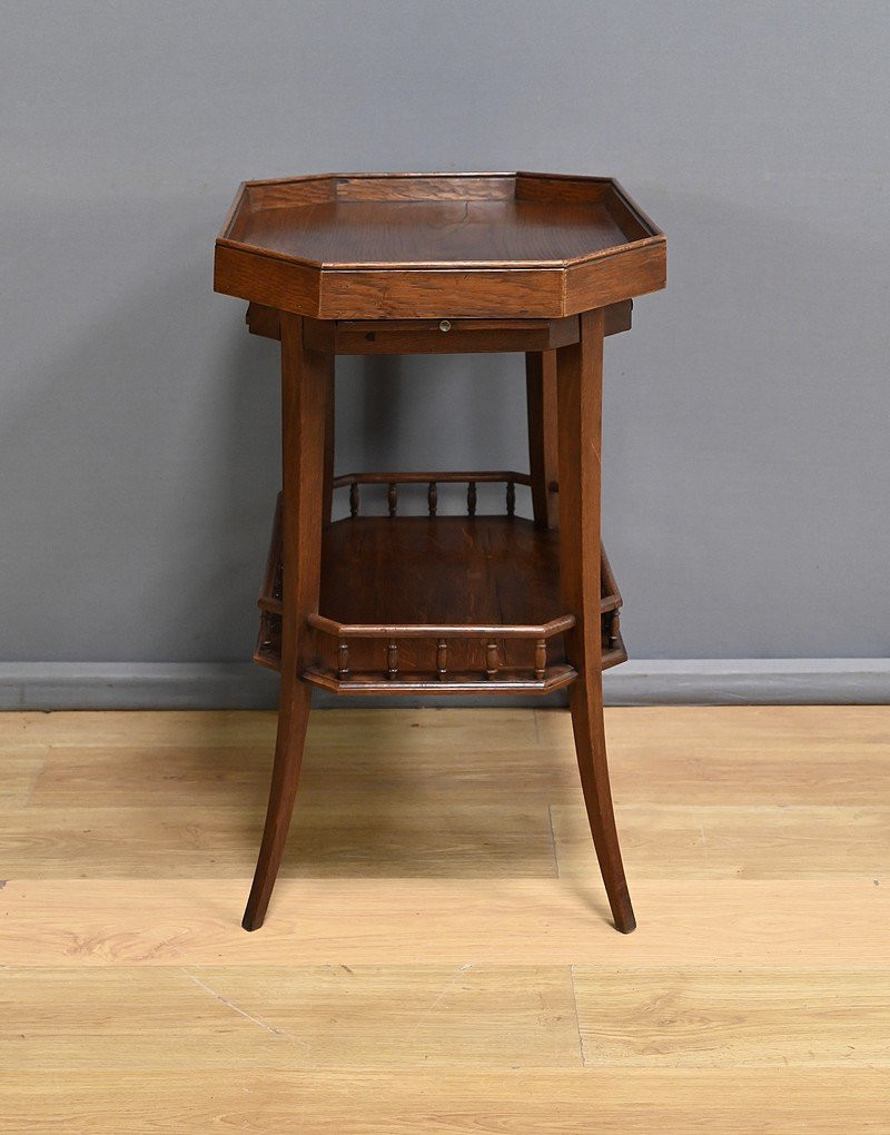 Table de Salon en Chêne, Art Déco – 1930-photo-8