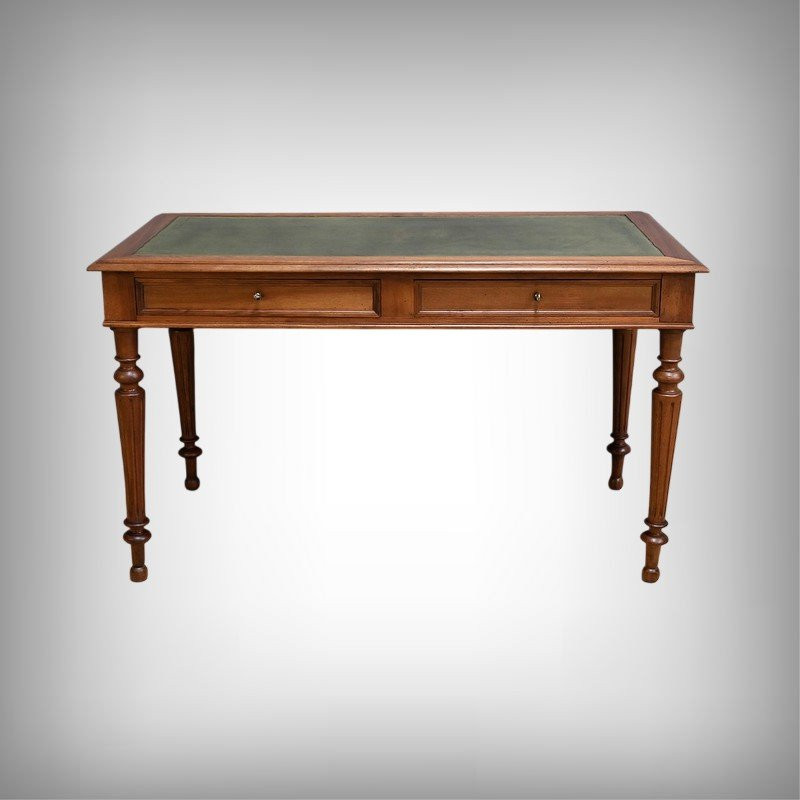 Walnut Desk, Louis-philippe Style – Early 20th Century-photo-2