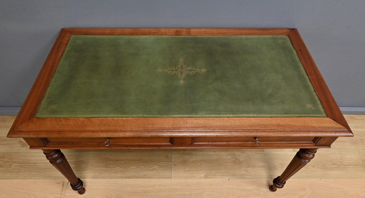 Walnut Desk, Louis-philippe Style – Early 20th Century-photo-1