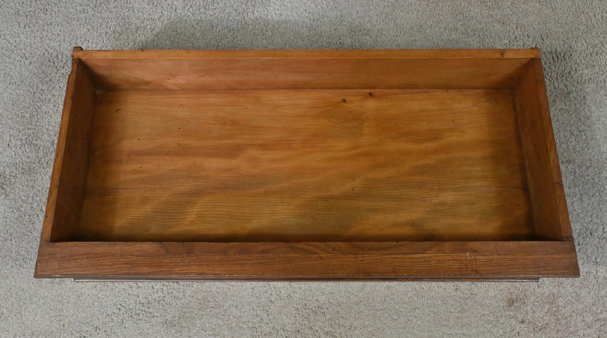 Walnut Console Table, Restoration Period – Early 19th Century-photo-8