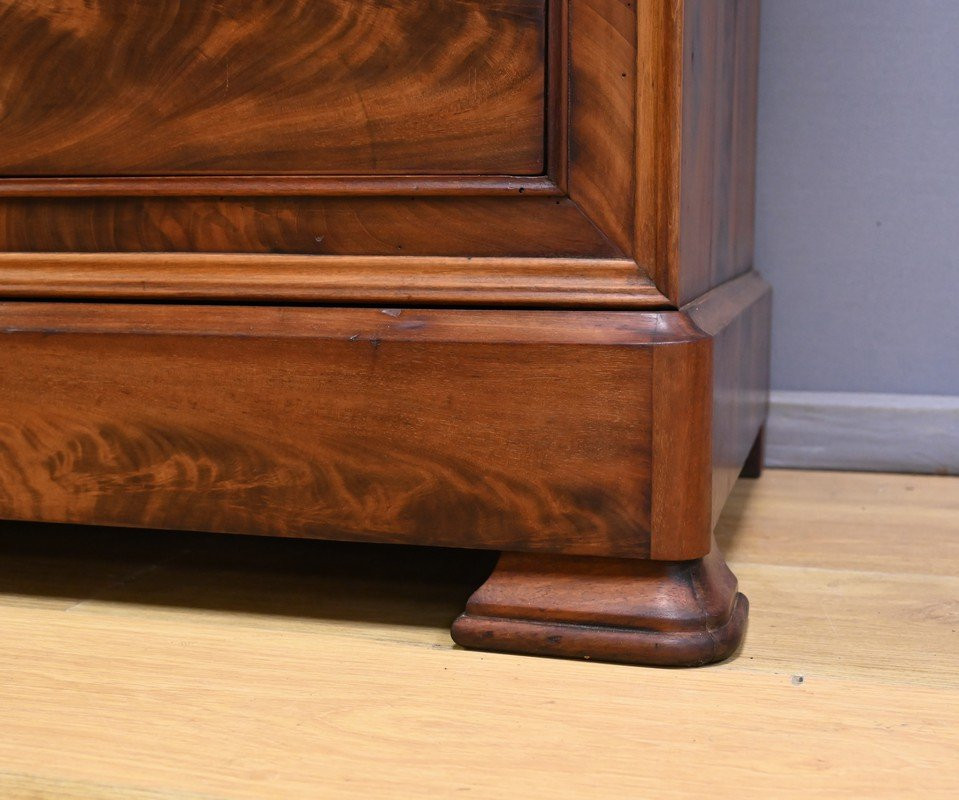 Mahogany Chest Of Drawers, Louis-philippe Style – Late 19th Century-photo-6