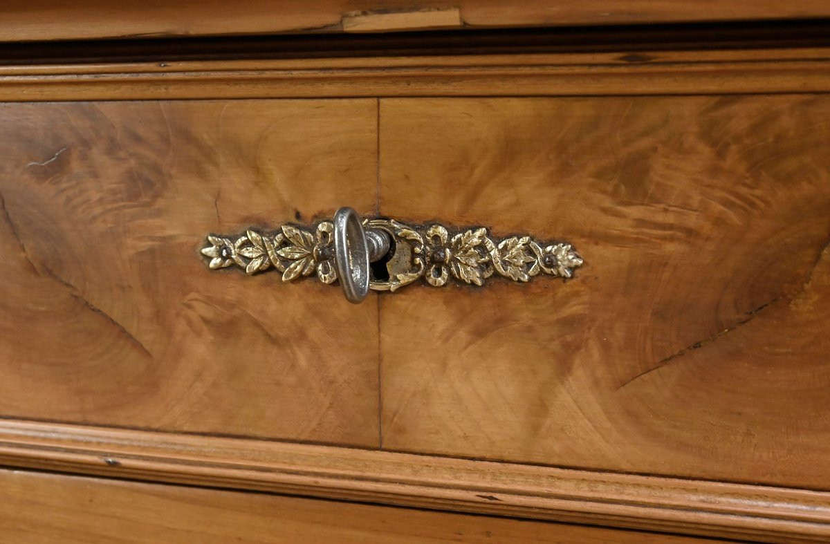 Cherry Wood Chest Of Drawers, Louis-philippe Style – 1900-photo-4