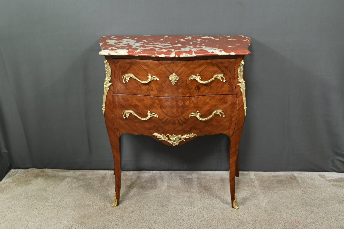 Mahogany Chest Of Drawers, Louis XV Style – Part 1, 20th Century-photo-3