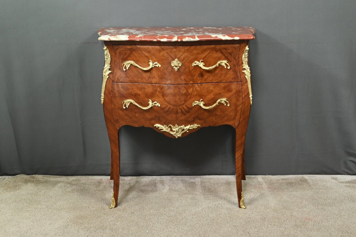 Mahogany Chest Of Drawers, Louis XV Style – Part 1, 20th Century-photo-2