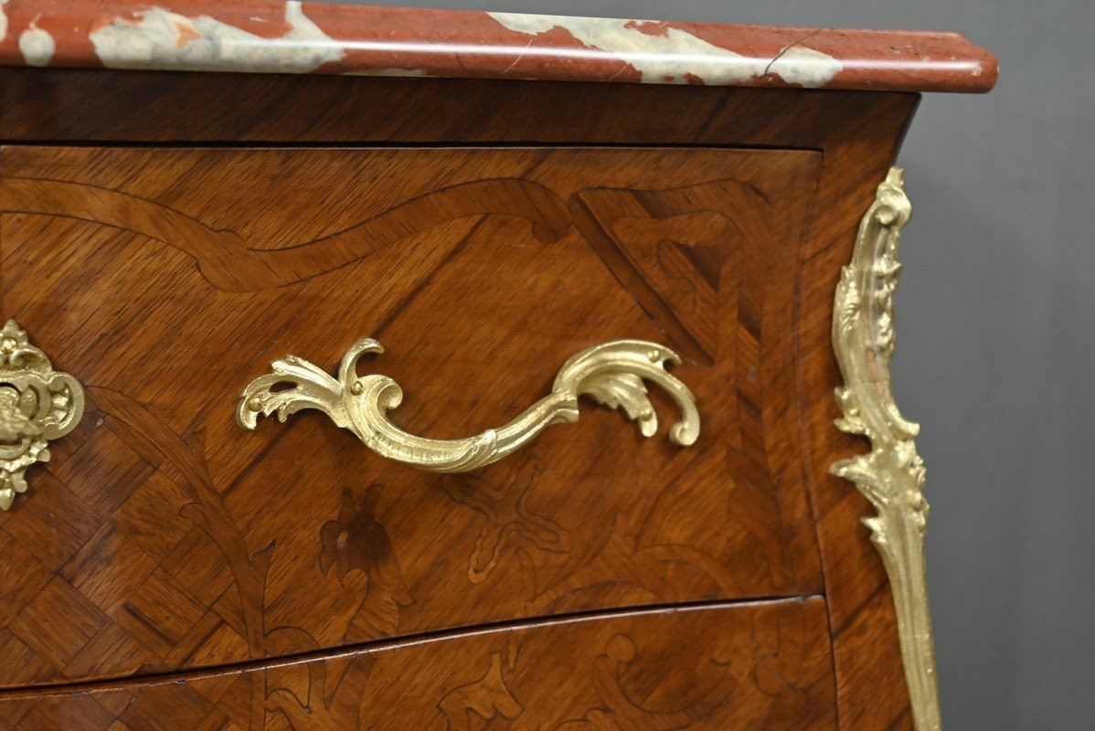 Mahogany Chest Of Drawers, Louis XV Style – Part 1, 20th Century-photo-6