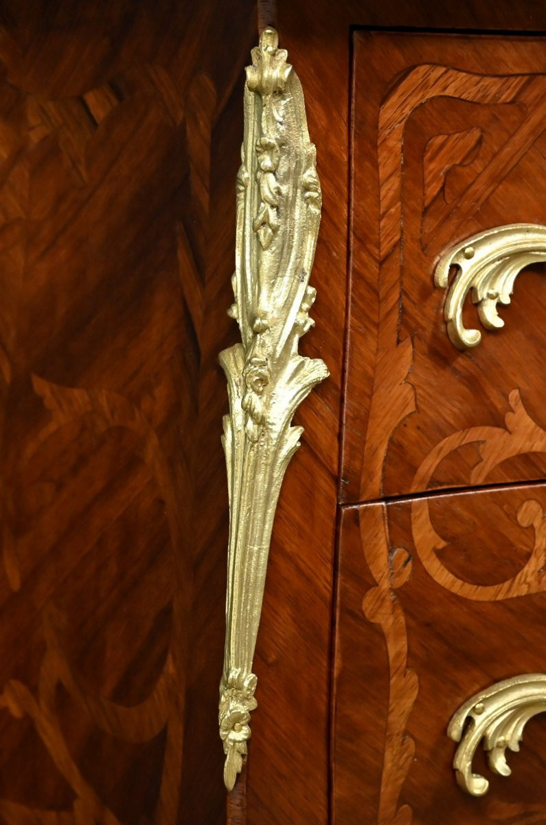Mahogany Chest Of Drawers, Louis XV Style – Part 1, 20th Century-photo-8