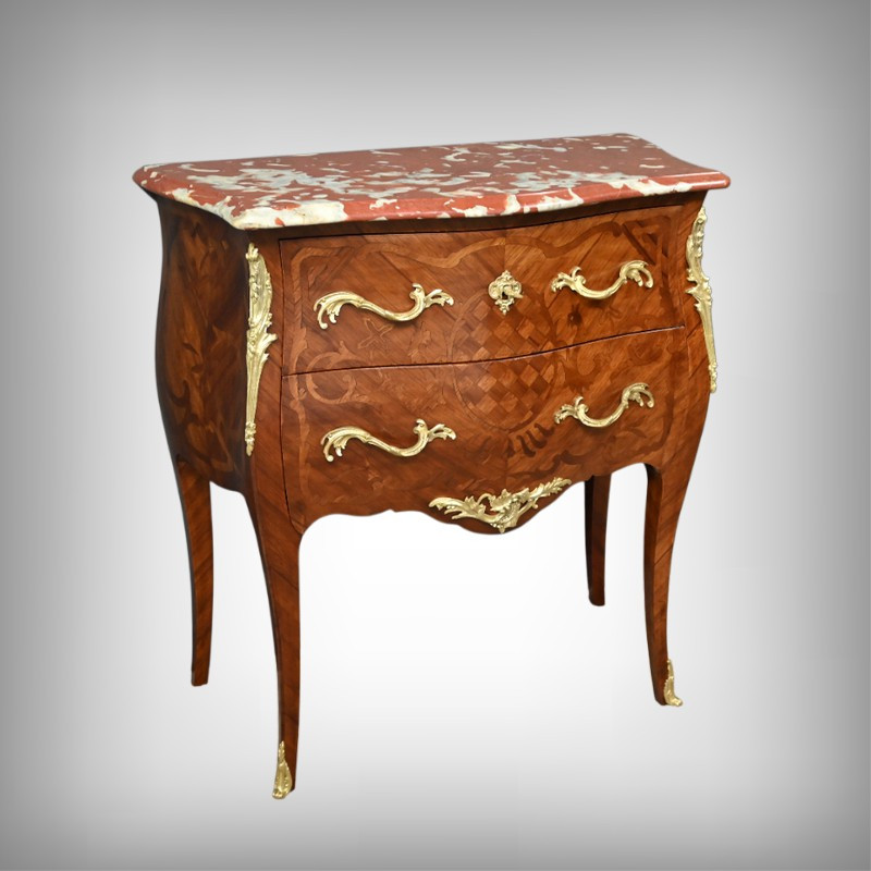 Mahogany Chest Of Drawers, Louis XV Style – Part 1, 20th Century