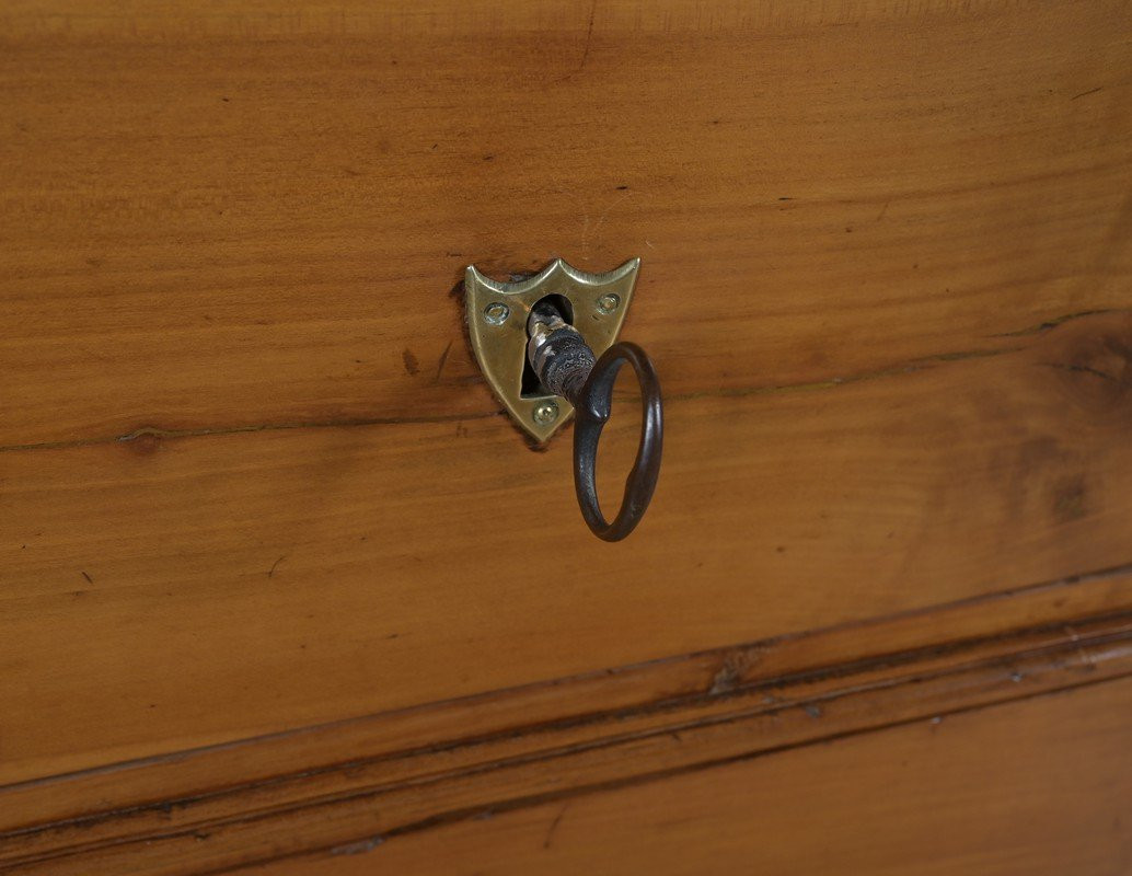 Commode de Propriété en Merisier, époque Louis XVI – Fin XVIIIe-photo-5