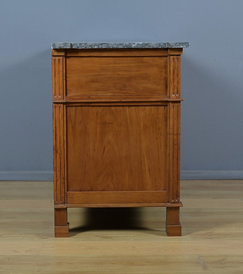 Commode de Propriété en Merisier, époque Louis XVI – Fin XVIIIe-photo-8