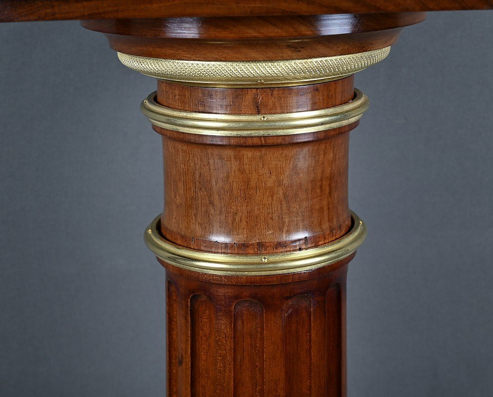 Swivel Mahogany Column, Napoleon III Style – 1900-photo-2
