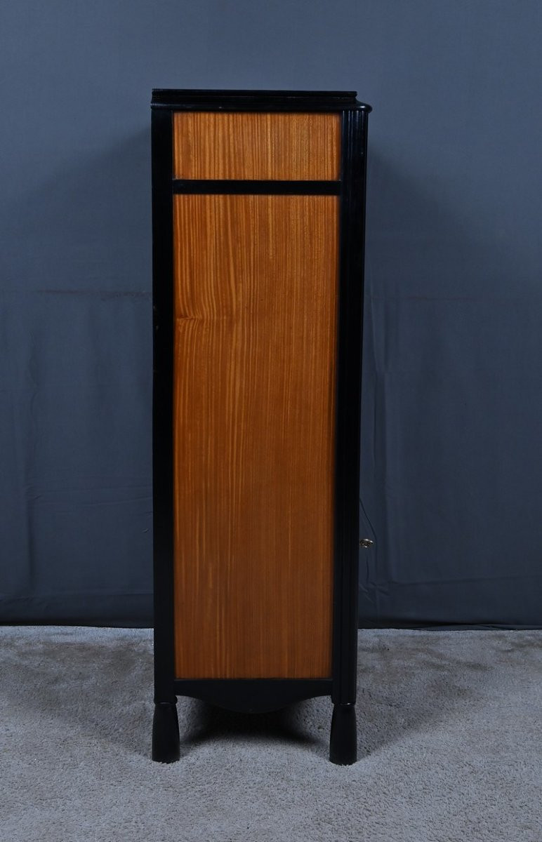 Meuble d’appui en Marqueterie dans le goût Louis Süe & André Mare, Art Déco – 1940-photo-6