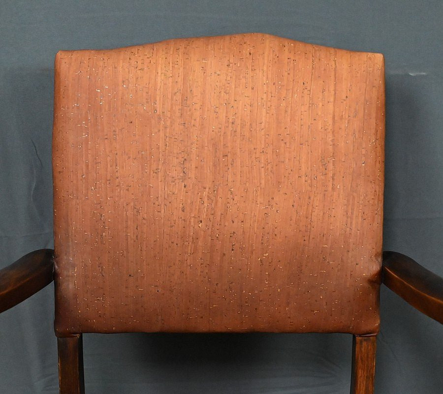 Paire de Fauteuils Bridge en Hêtre -1940-photo-7