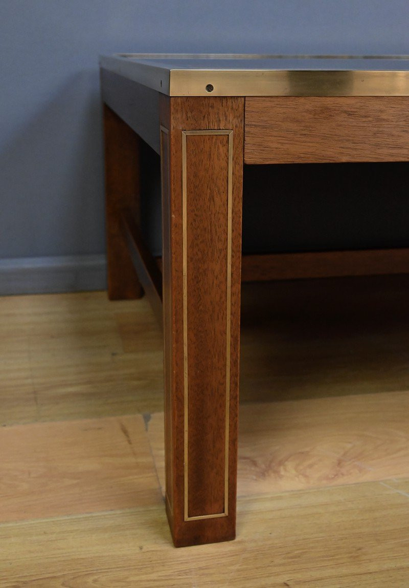 Grande Table Basse Échiquier en Acajou, goût Jansen – 2ème partie XXe-photo-8