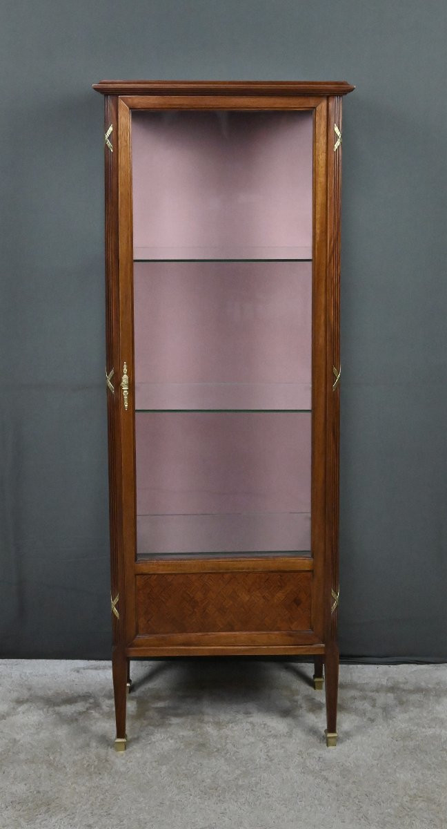 Vitrine en Acajou, style Louis XVI – 1930-photo-3