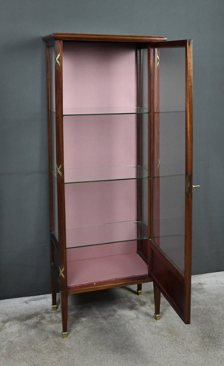 Vitrine en Acajou, style Louis XVI – 1930-photo-4