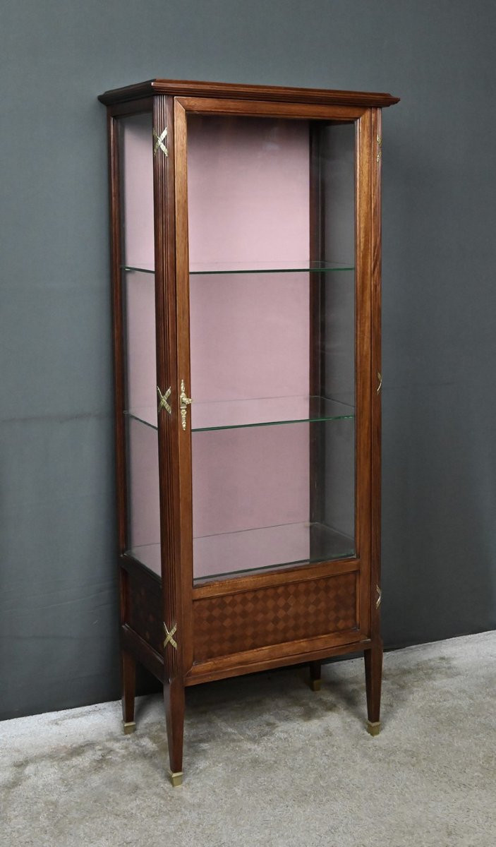 Vitrine en Acajou, style Louis XVI – 1930-photo-2