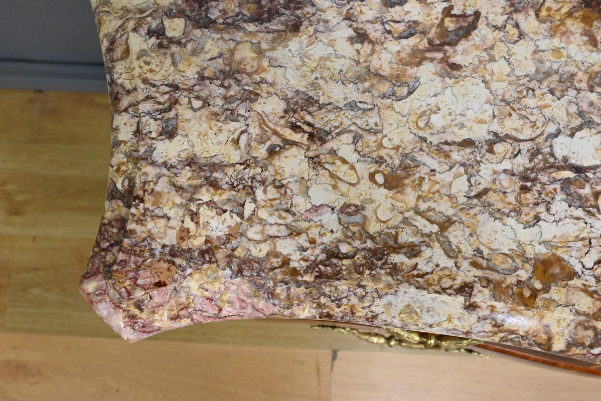 Marquetry Commode, Louis XV Style – Early 20th Century-photo-2