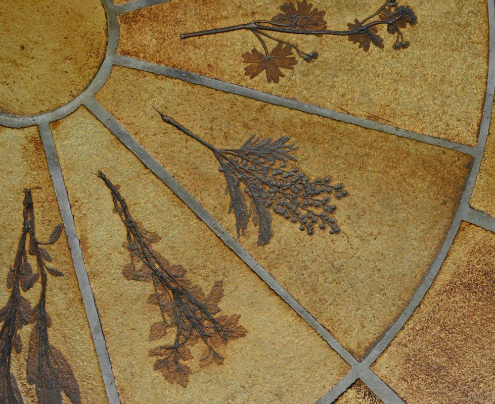  Table Basse Ovale signée R. Capron, Collection les Herbiers, Vallauris – 1960-photo-4