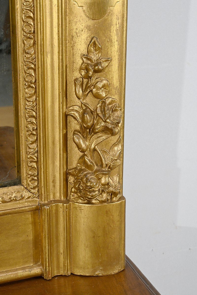  Important Giltwood Mirror, Louis XV Style – Early 19th Century-photo-7