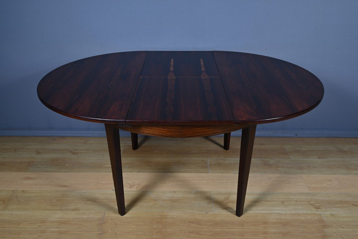 Table à Système Scandinave en Palissandre, 6 à 8 Couverts – 1960-photo-3