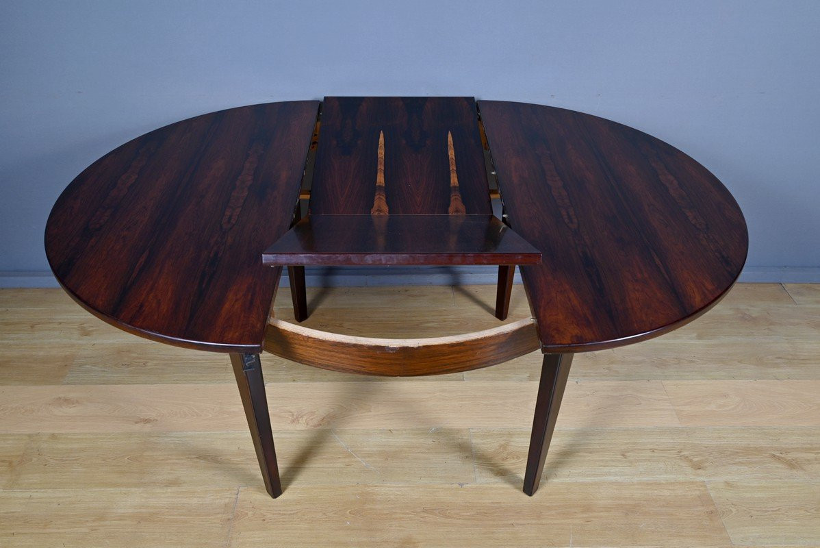Table à Système Scandinave en Palissandre, 6 à 8 Couverts – 1960-photo-4
