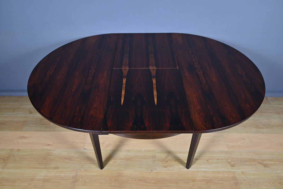 Table à Système Scandinave en Palissandre, 6 à 8 Couverts – 1960-photo-5