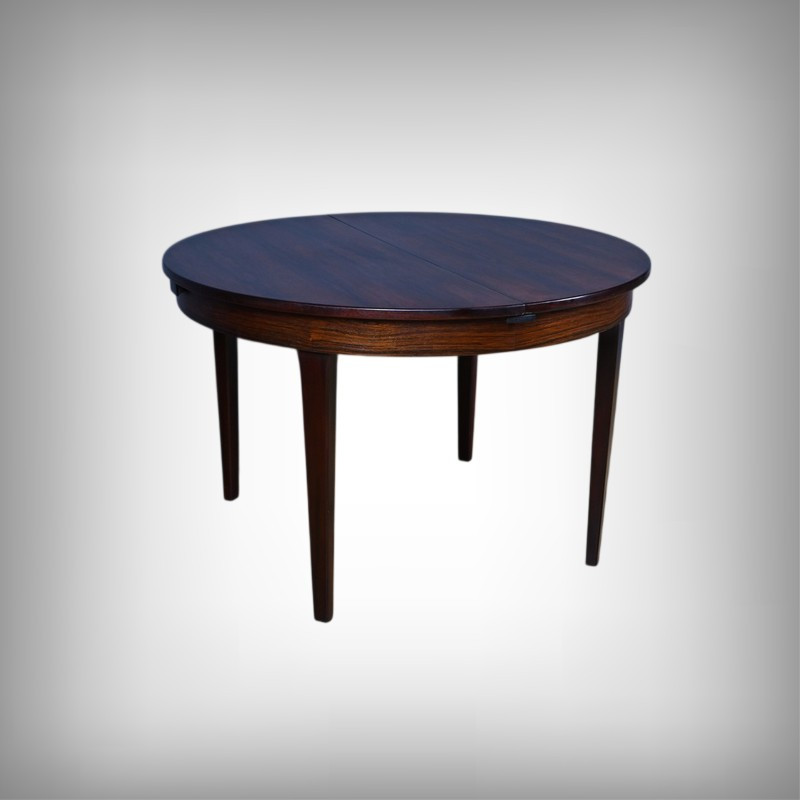 Table à Système Scandinave en Palissandre, 6 à 8 Couverts – 1960