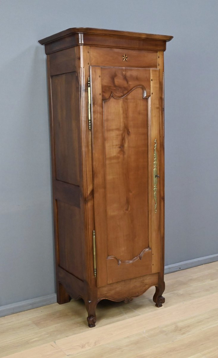 Standing Man In Cherry Wood, Louis XV Style – Late 19th Century-photo-3