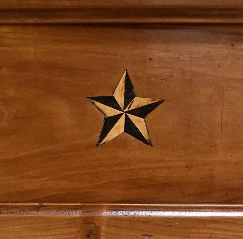 Standing Man In Cherry Wood, Louis XV Style – Late 19th Century-photo-4