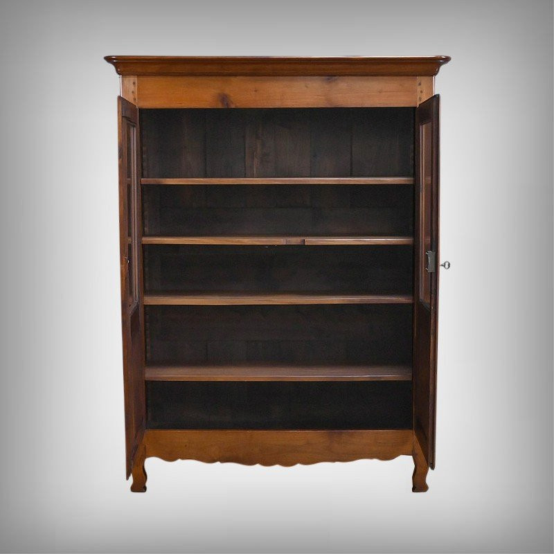 Loire Valley Library In Cherry Wood – Part 2, 19th Century-photo-2