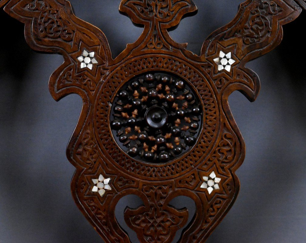 Fauteuil Syrien en Noyer – Fin XIXe-photo-6