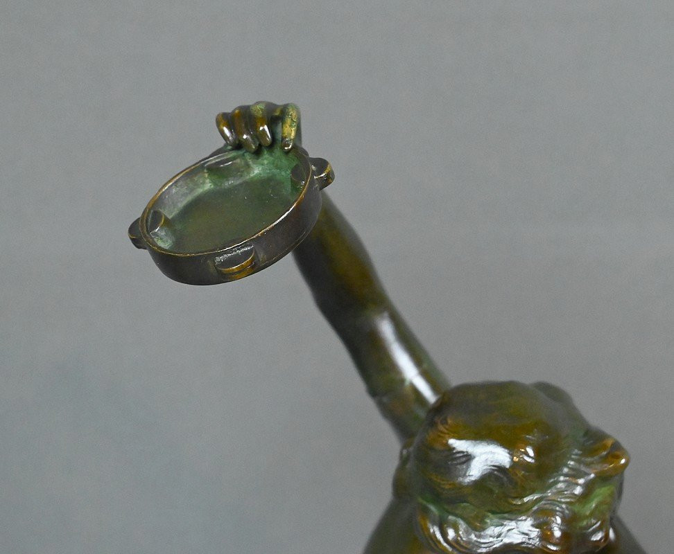 Bronze « La Danseuse au Tambourin », signé C. Binder – Début XXe-photo-7
