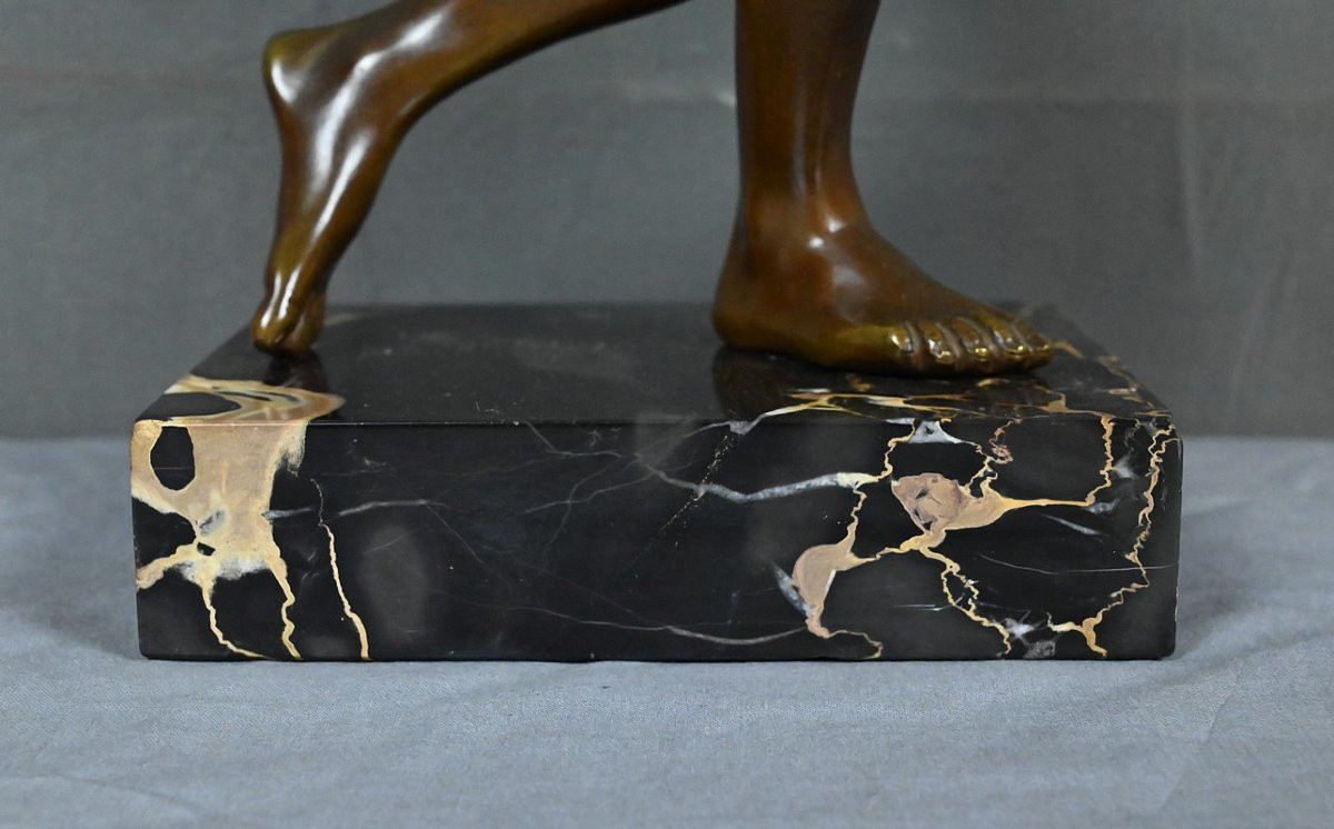 Bronze « Le Discobole », d’après Myron – Début XXe-photo-6