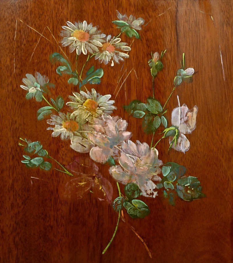 Rare Bronze Triptych Mirror – 1900-photo-3