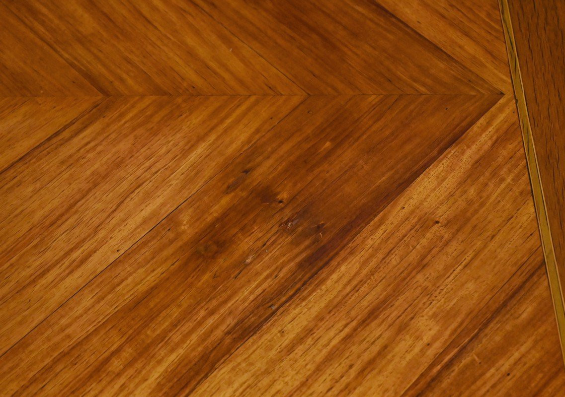 Petite Table Bureau en Marqueterie de Bois de Rose & Palissandre, style Louis XVI – Début XXe-photo-4