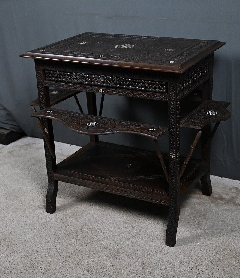 Table Syrienne en Noyer – Fin XIXe-photo-4