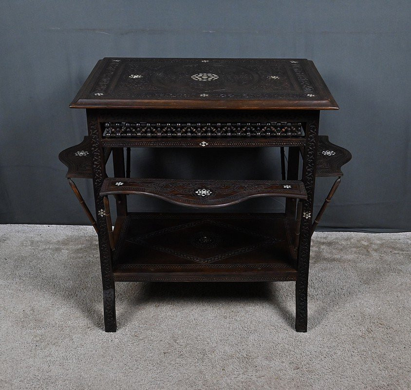 Table Syrienne en Noyer – Fin XIXe-photo-8