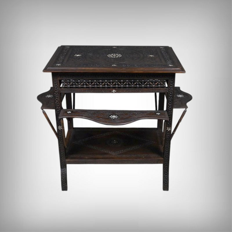 Table Syrienne en Noyer – Fin XIXe