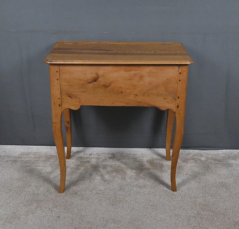 Table à Pétrin en Noyer & Poirier, époque Louis XV – XVIIIe-photo-4