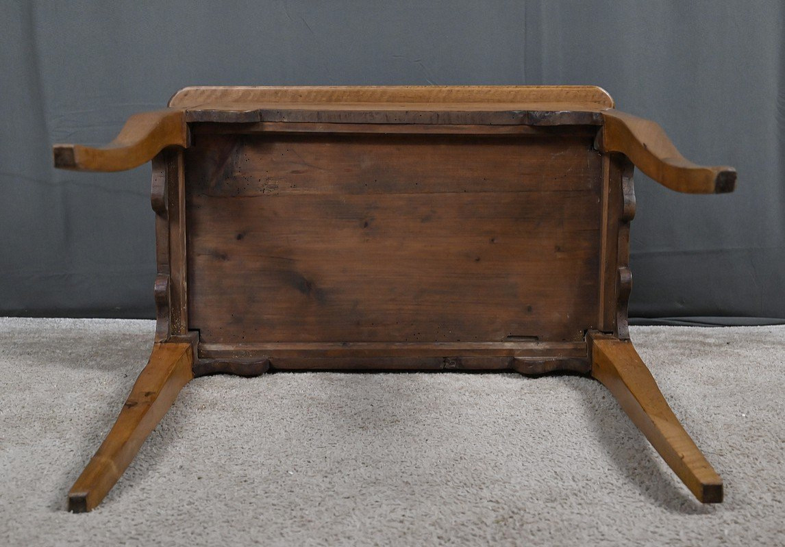 Table à Pétrin en Noyer & Poirier, époque Louis XV – XVIIIe-photo-8