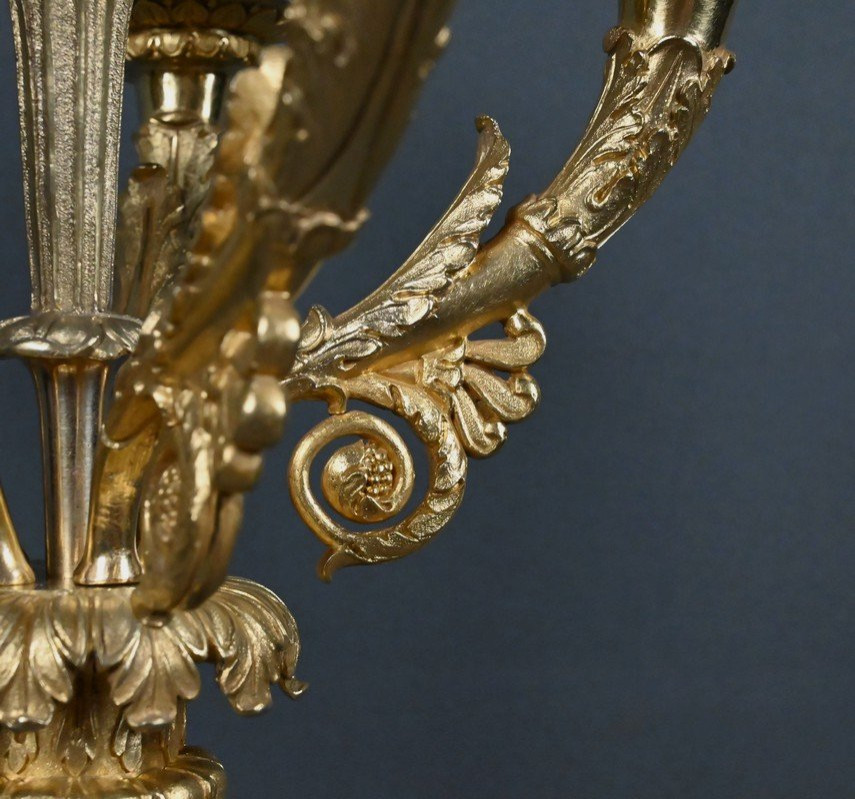 Gilt Bronze Candelabra, Restoration Period – Early 19th Century-photo-7