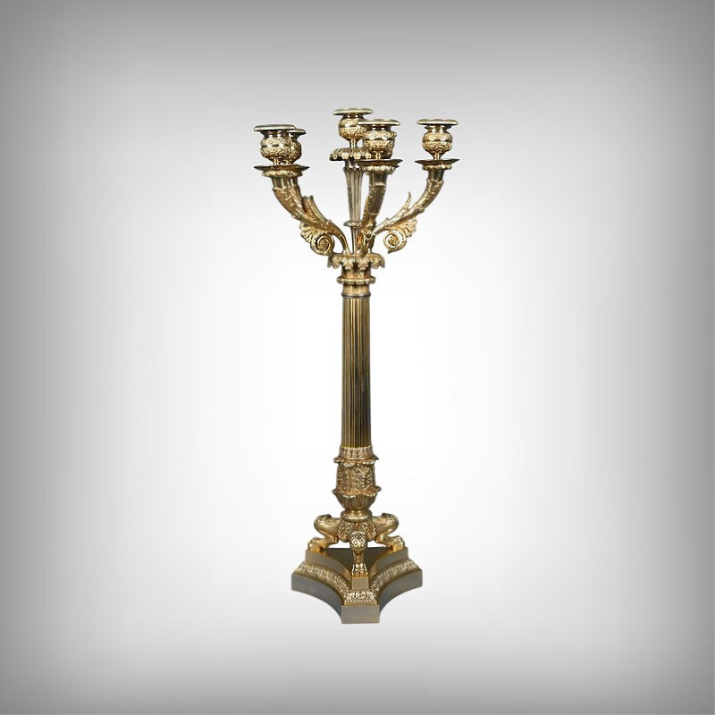 Gilt Bronze Candelabra, Restoration Period – Early 19th Century
