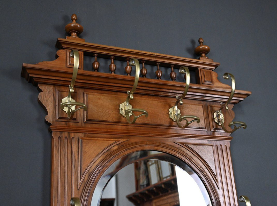 Vestiaire Porte-manteaux en Chêne – 1900-photo-1