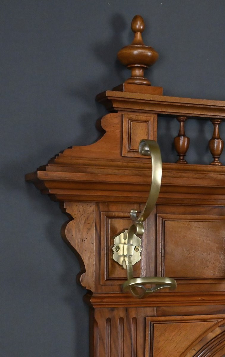 Vestiaire Porte-manteaux en Chêne – 1900-photo-2