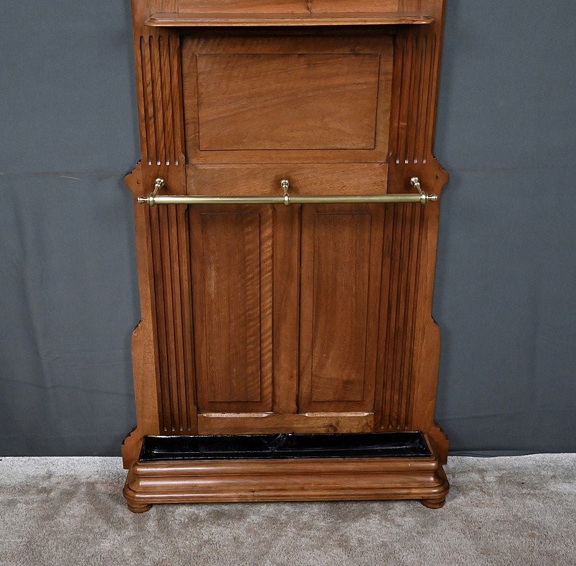 Vestiaire Porte-manteaux en Chêne – 1900-photo-7