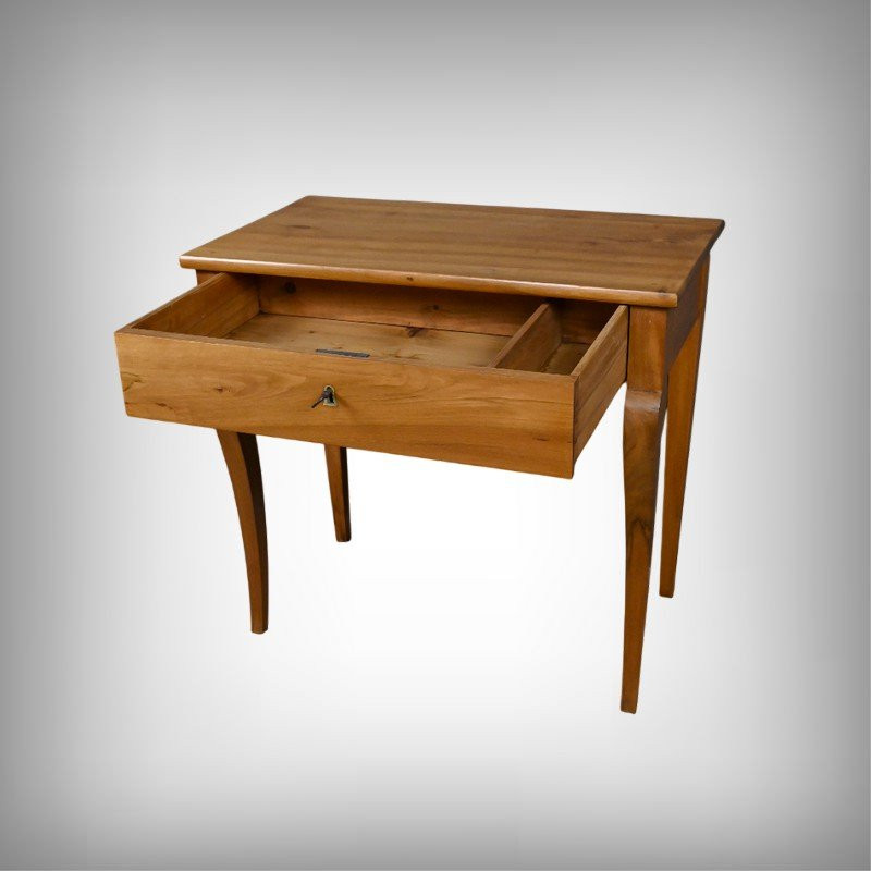 Small Walnut Console Table, Restoration Period – Early 19th Century-photo-2