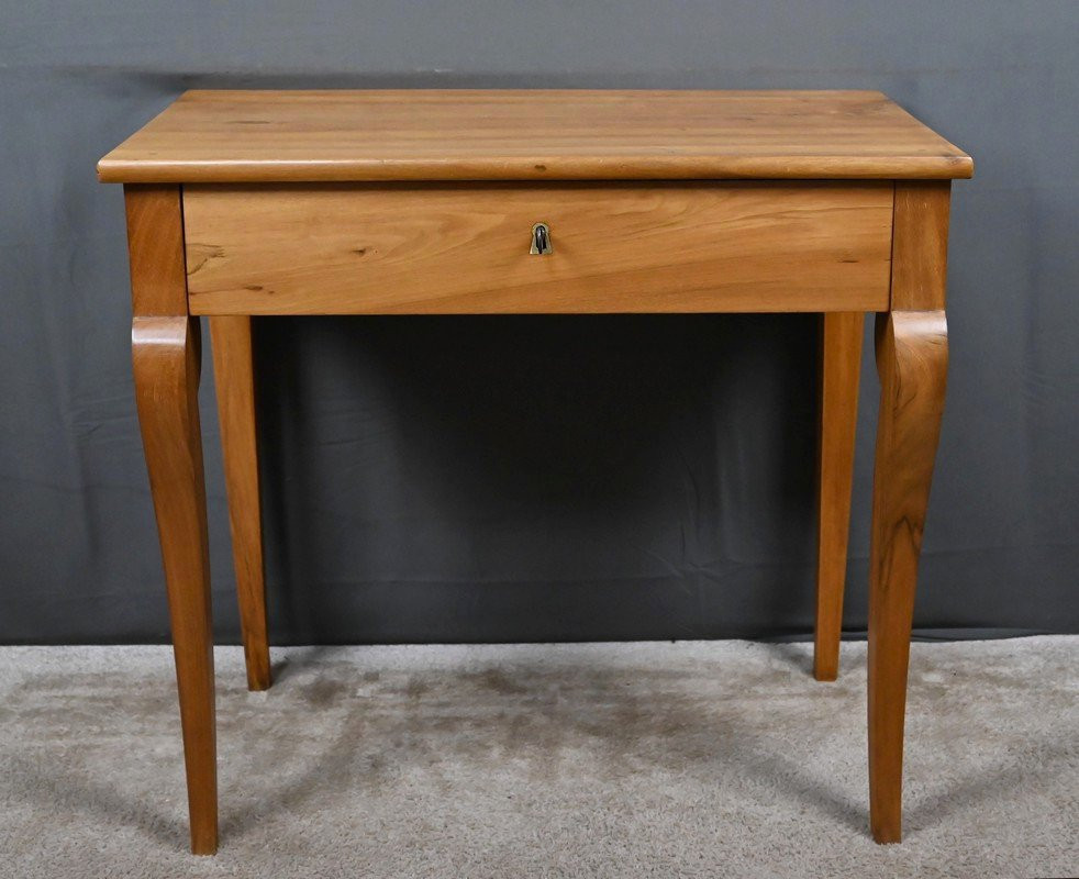 Small Walnut Console Table, Restoration Period – Early 19th Century-photo-3